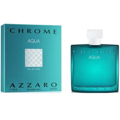 Azzaro Chrome Aqua EDT 100ml за Мъже БЕЗ ОПАКОВКА Мъжки Парфюми без опаковка