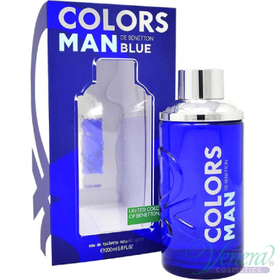 Benetton Colors Man Blue EDT 200ml за Мъже Мъжки Парфюми