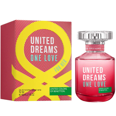 Benetton United Dreams One Love EDT 80ml за Жени Дамски Парфюми
