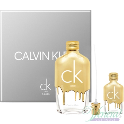 Calvin Klein CK One Gold Комплект (EDT 100ml + EDT 10ml) за Мъже и Жени Унисекс Комплекти