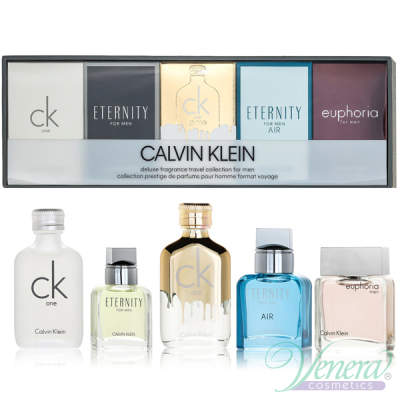 Calvin Klein Deluxe Collection Miniature 5 x EDT 10ml за Мъже Комплекти