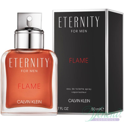 Calvin Klein Eternity Flame EDT 50ml за Мъже Мъжки Парфюми