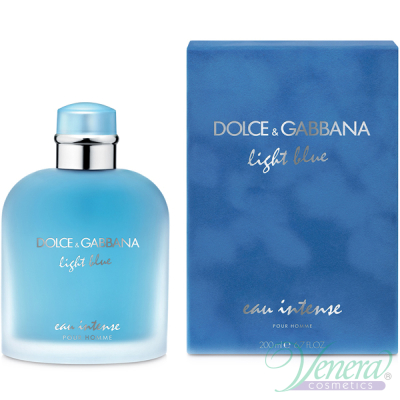 D&G Light Blue Eau Intense Pour Homme EDP 200ml за Мъже Мъжки Парфюми