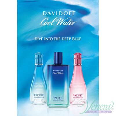 Davidoff Cool Water Sea Rose Pacific Summer EDT 100ml за Жени БЕЗ ОПАКОВКА Дамски Парфюми без опаковка
