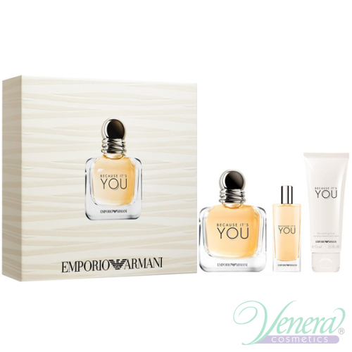 emporio armani because it's you body lotion