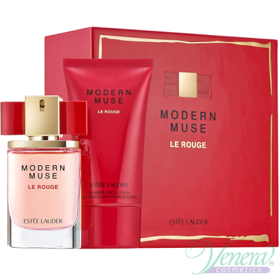 Estee Lauder Modern Muse Le Rouge Комплект (EDP 30ml + BL 75ml) за Жени Дамски Комплект