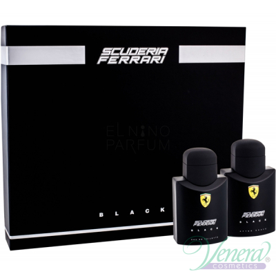 Ferrari Scuderia Ferrari Black Комплект (EDT 75ml + After Shave Lotion 75ml) за Мъже Мъжки Комплекти