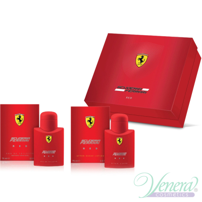 Ferrari Scuderia Ferrari Red Комплект (EDT 75ml + After Shave Lotion 75ml) за Мъже Мъжки Комплекти