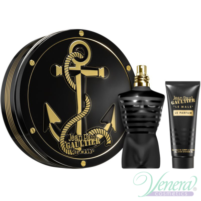 Jean Paul Gaultier Le Male Le Parfum Set (EDP 125ml + SG 75ml) за Мъже Мъжки Комплекти