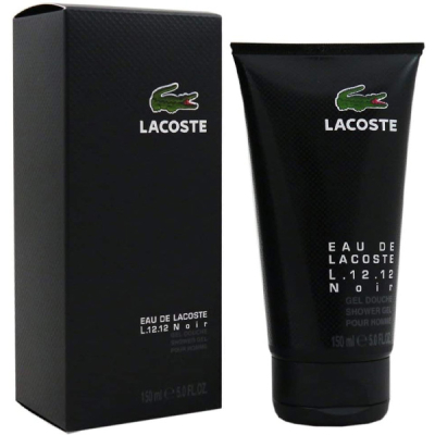 Lacoste L 12.12 Noir Shower Gel 150ml за Мъже Мъжки Продукти за лице и тяло