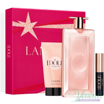 Lancome Idole Комплект (EDP 50ml + Body Cream 50ml + Mascara 2.5ml) за Жени Дамски Комплекти