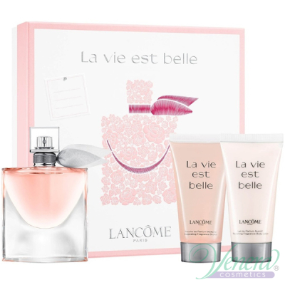 Lancome La Vie Est Belle Комплект (EDP 75ml + BL 50ml + SG 50ml) за Жени Дамски Комплекти