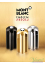 Mont Blanc Emblem Absolu Комплект (EDT 100ml  + EDT 7.5ml + SG 100ml) за Мъже Мъжки Комплекти