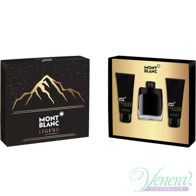 Mont Blanc Legend Eau de Parfum Комплект (EDP 100ml + AS Balm 100ml + SG 100ml) за Мъже Мъжки Комплекти