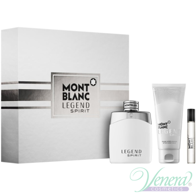 Mont Blanc Legend Spirit Комплект (EDT 100ml + AS Blam 100ml + EDT 7.5ml) за Мъже Мъжки Комплекти