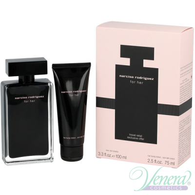 Narciso Rodriguez for Her Комплект (EDT 100ml + BL 75ml) за Жени