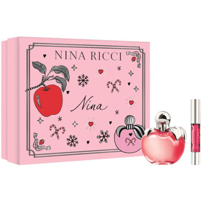 Nina Ricci Nina Set (EDT 50ml + Lipstick 2ml) за Жени Дамски Комплекти