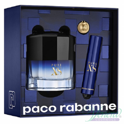 Paco Rabanne Pure XS Set (EDT 50ml + EDT 10ml + Key Chain) за Мъже Мъжки Комплекти