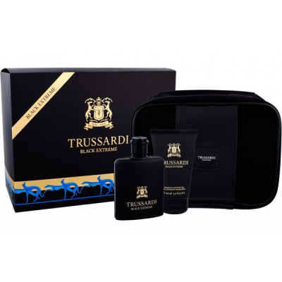 Trussardi Black Extreme Set (EDT 100ml + SG 100ml + Bag) за Мъже Мъжки Комплекти