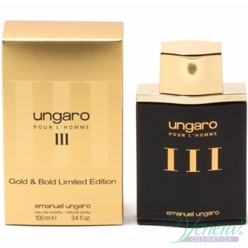Emanuel Ungaro Ungaro Pour Lhomme Iii Gold And Bold Edition Edt 100ml за