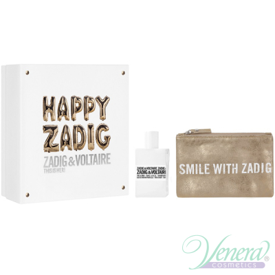 Zadig & Voltaire This is Her Set (EDP 50ml + Pouch) Happy Zadig! за Жени Дамски Комплекти