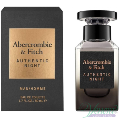 Abercrombie & Fitch Authentic Night Man EDT 50ml за Мъже Мъжки Парфюми