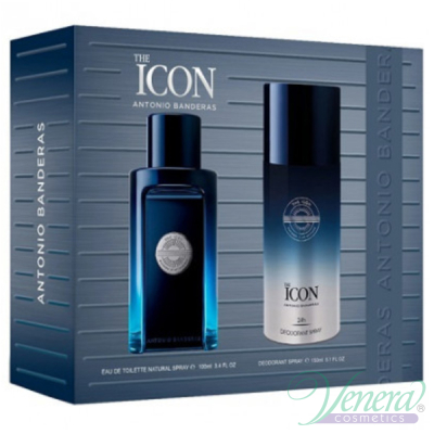 Antonio Banderas The Icon Комплект (EDT 100ml + Deo Spray 150ml) за Мъже Мъжки Комплекти