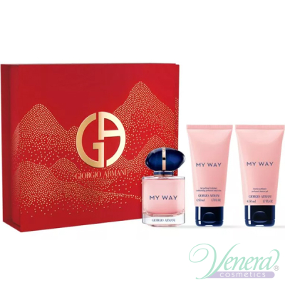 Armani My Way Комплект (EDP 50ml + BL 50ml + SG 50ml) за Жени Дамски Комплекти