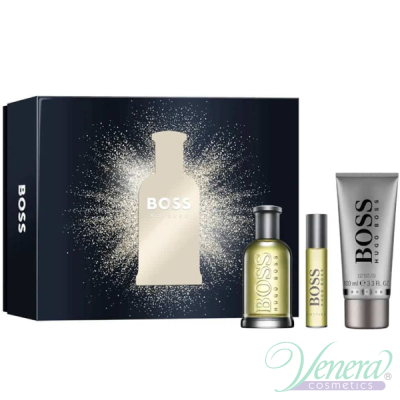 Boss Bottled Комплект (EDT 100ml + EDT 10ml + SG 100ml) за Мъже Мъжки Комплекти