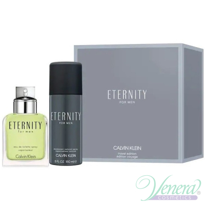 Calvin Klein Eternity Комплект (EDT 100ml + Deo Spray 150ml) за Мъже