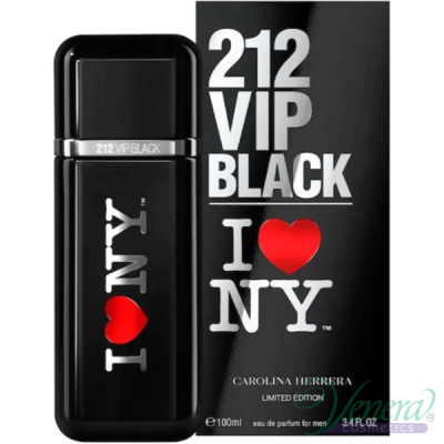 Carolina Herrera 212 VIP Black I Love NY EDP 100ml за Мъже