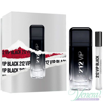 Carolina Herrera 212 VIP Black Комплект (EDP 100ml + EDP 10ml) за Мъже Мъжки Комплекти
