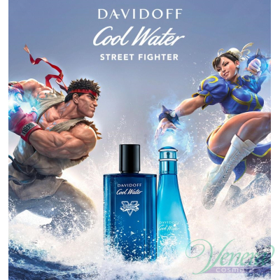 Davidoff Cool Water Street Fighter Champion Summer Edition EDT 125ml за Мъже БЕЗ ОПАКОВКА Мъжки Парфюми без опаковка