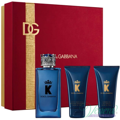 Dolce&Gabbana K by Dolce&Gabbana Eau de Parfum Комплект (EDP 100ml + ASB 50ml + SG 50ml) за Мъже Мъжки Комплекти