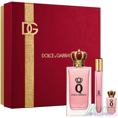 Dolce&Gabbana Q by Dolce&Gabbana Комплект (EDP 100ml + EDP 10ml + EDP 5ml) за Жени Дамски Комплекти