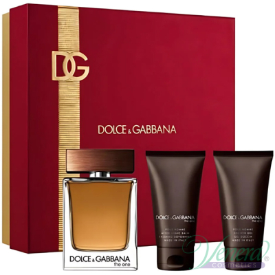 D&G The One Комплект (EDT 100ml + AS Balm 50ml + SG 50ml) за Мъже Travel Edition Мъжки Комплекти