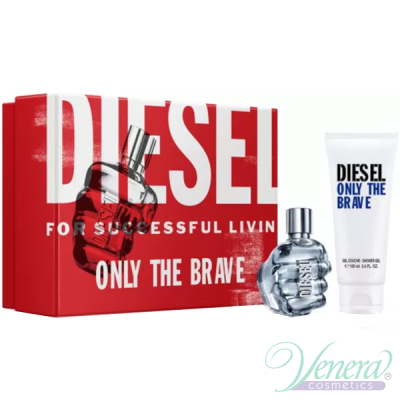 Diesel Only The Brave Комплект (EDT 50ml + SG 100ml) за Мъже