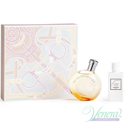 Hermes Eau Des Merveilles Set (EDT 50ml + BL 40ml) за Жени Дамски Комплекти