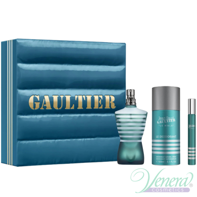 Jean Paul Gaultier Le Male Комплект (EDT 75ml + EDT 10ml + Deo Spray 150ml) за Мъже Мъжки комплекти