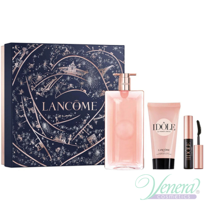 Lancome Idole Комплект (EDP 50ml + Body Cream 50ml + Mascara 2.5ml) за Жени Дамски Комплекти