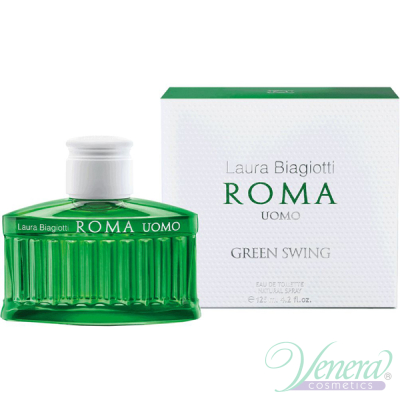 Laura Biagiotti Roma Uomo Green Swing EDT 125ml за Mъже Мъжки Парфюми