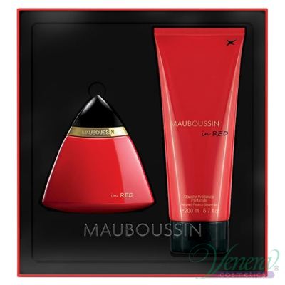 Mauboussin in Red Комплект (EDP 100ml + SG 200ml) за Жени