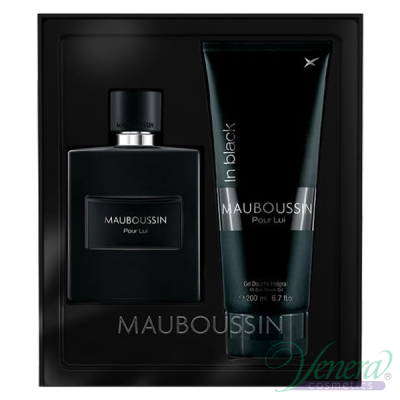 Mauboussin Pour Lui in Black Комплект (EDP 100ml + SG 200ml) за Мъже