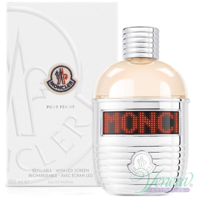 Moncler pour Femme EDP 150ml with LED Screen Refillable за Жени Дамски Парфюми