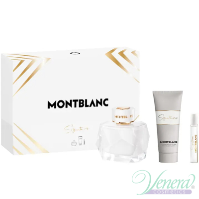 Mont Blanc Signature Комплект (EDP 90ml + EDP 7.5ml + BL 100ml) за Жени Дамски Комплекти