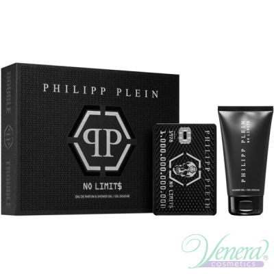 Philipp Plein No Limit$ Комплект (EDP 90ml + SG 150ml) за Мъже Мъжки Комплекти