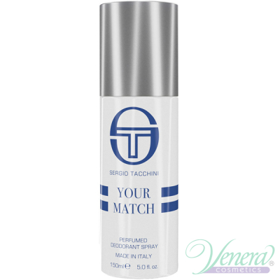 Sergio Tacchini Your Match Deo Spray 150ml за Мъже Мъжки продукти за лице и тяло