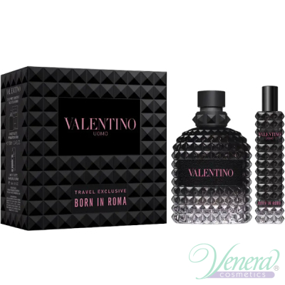 Valentino Uomo Born in Roma Комплект (EDT 100ml + EDT 15ml) за Мъже Мъжки Комплекти