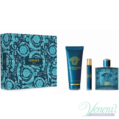 Versace Eros Parfum Комплект (Parfum 100ml + Pa...