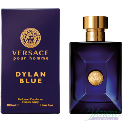 Versace Pour Homme Dylan Blue Deo Spray 100ml за Мъже Мъжки Продукти за лице и тяло